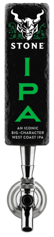 Stone IPA tap badge