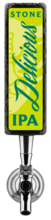 Stone Delicious IPA tap handle